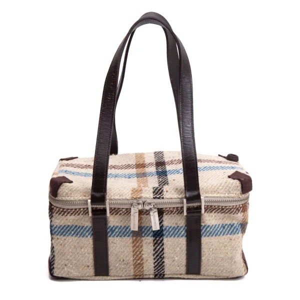 Aquascutum Checker Square Hand Bag K-164761_002