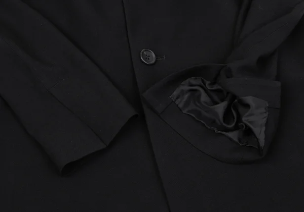 Yohji Yamamoto FEMME Wool Gaba Front Long Jacket K-164762_009