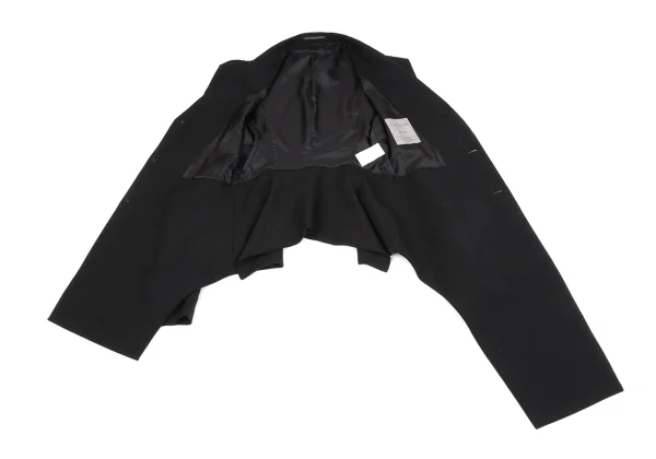 Yohji Yamamoto FEMME Wool Gaba Front Long Jacket K-164762_012