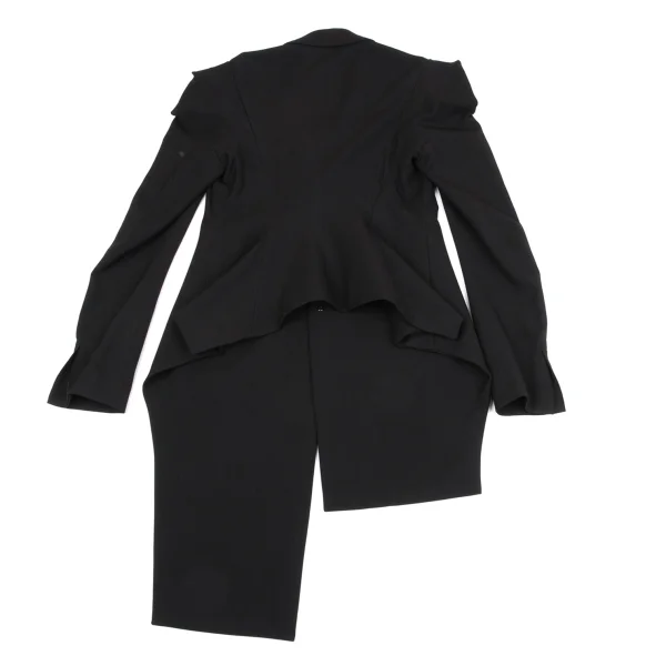 Yohji Yamamoto FEMME Wool Gaba Front Long Jacket K-164762_013