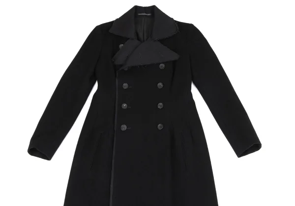Yohji Yamamoto collections Wool Flannel Cutting Long Coat K-164763_003
