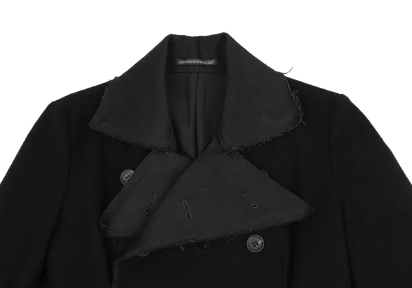 Yohji Yamamoto collections Wool Flannel Cutting Long Coat K-164763_004