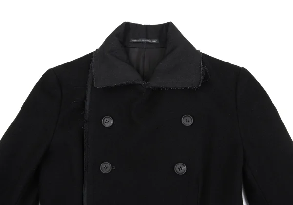 Yohji Yamamoto collections Wool Flannel Cutting Long Coat K-164763_006