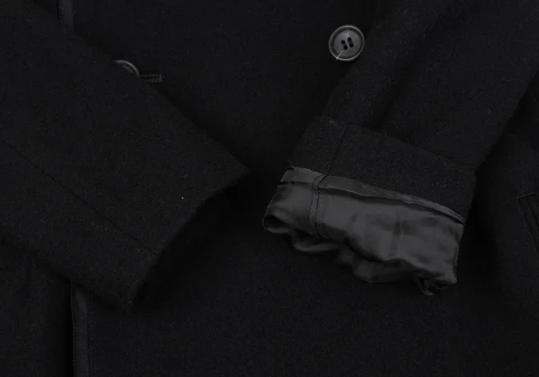 Yohji Yamamoto collections Wool Flannel Cutting Long Coat K-164763_009