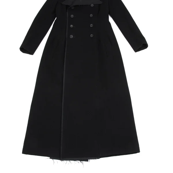 Yohji Yamamoto collections Wool Flannel Cutting Long Coat K-164763_010