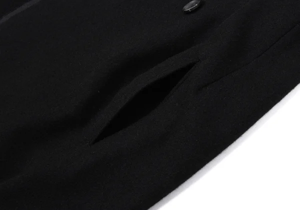 Yohji Yamamoto collections Wool Flannel Cutting Long Coat K-164763_011