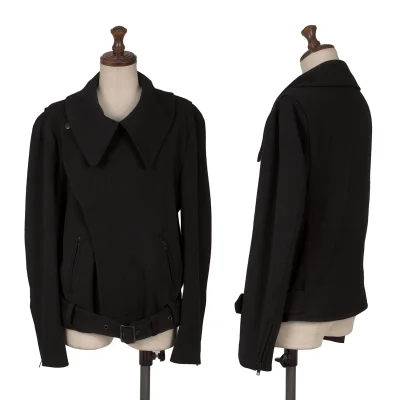 Y's Wool Flannel Motorcycle Jacket