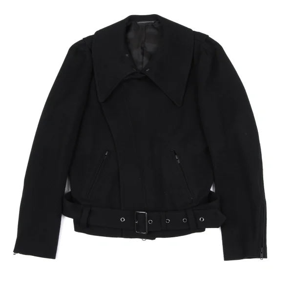 Y's Wool Flannel Motorcycle Jacket K-164764_002