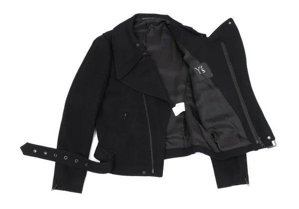 Y's Wool Flannel Motorcycle Jacket K-164764_015