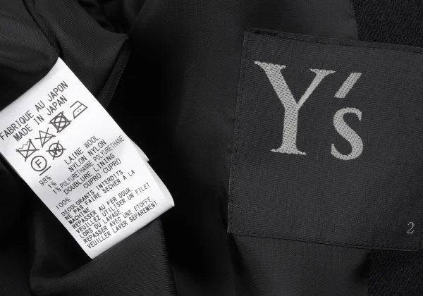 Y's Wool Flannel Motorcycle Jacket K-164764_019