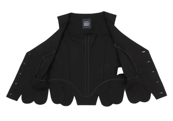 LIMI feu Round Hem Switching Blended CottonVest K-164765_008