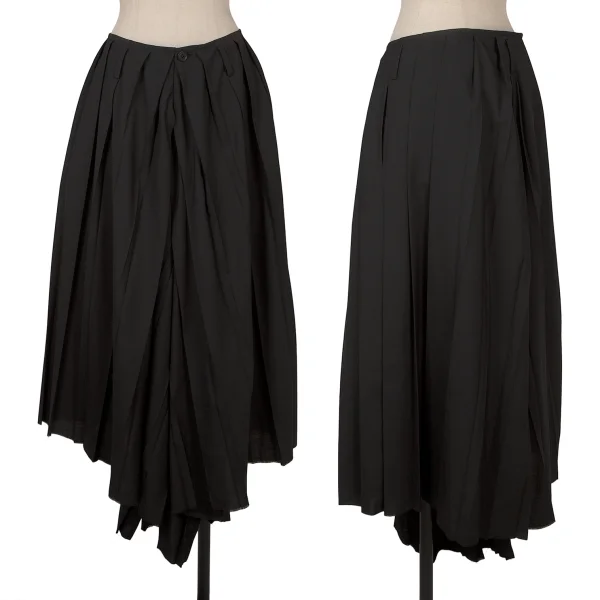 LIMI feu Tropical Wool Pleats Wide Pants Black 2 K-164766_001