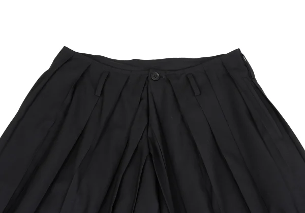 LIMI feu Tropical Wool Pleats Wide Pants K-164766_004