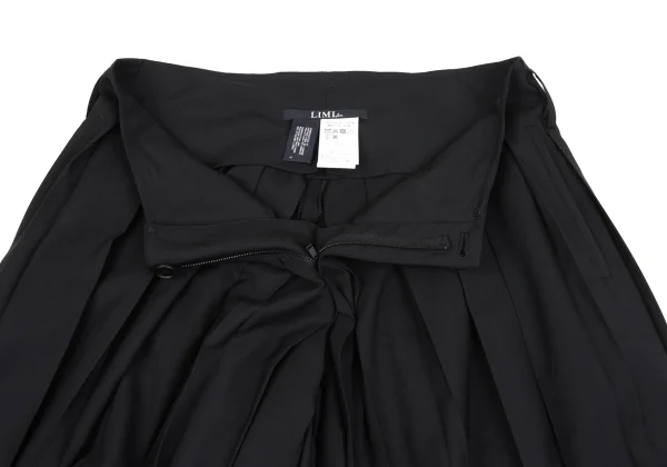 LIMI feu Tropical Wool Pleats Wide Pants K-164766_007