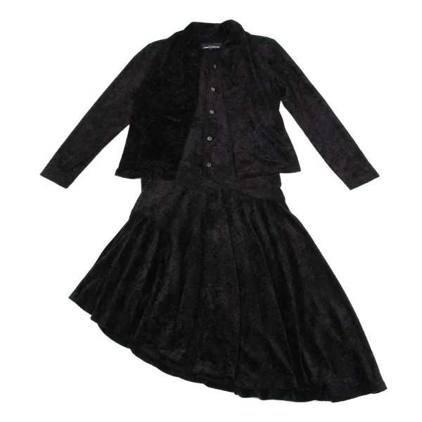 tricot COMME des GARCONS Stole Design Asymmetry Pile Dress K-164767_002