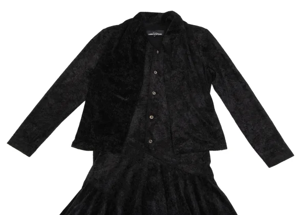 tricot COMME des GARCONS Stole Design Asymmetry Pile Dress K-164767_003