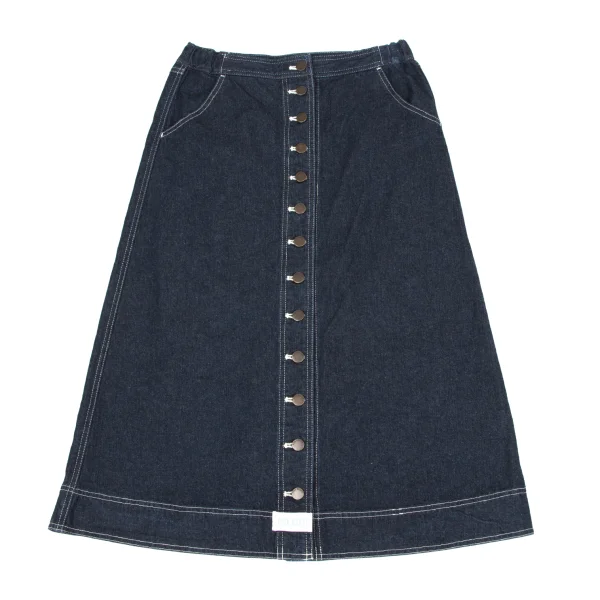 PINK HOUSE×Vermeerist BEAMS Front Button Denim Skirt K-164768_002