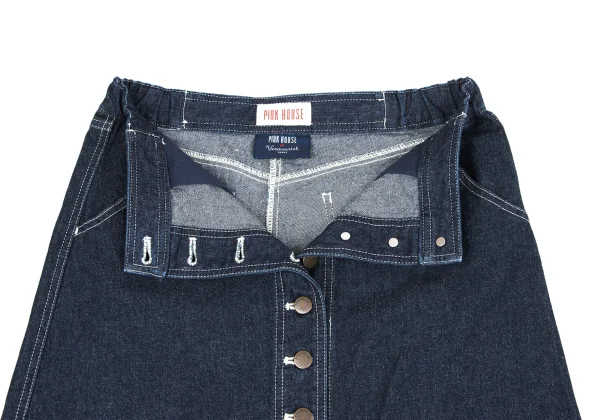 PINK HOUSE×Vermeerist BEAMS Front Button Denim Skirt K-164768_006