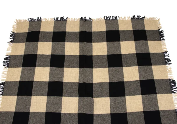 tricot COMME des GARCONS Check Fringe Stole K-164769_002