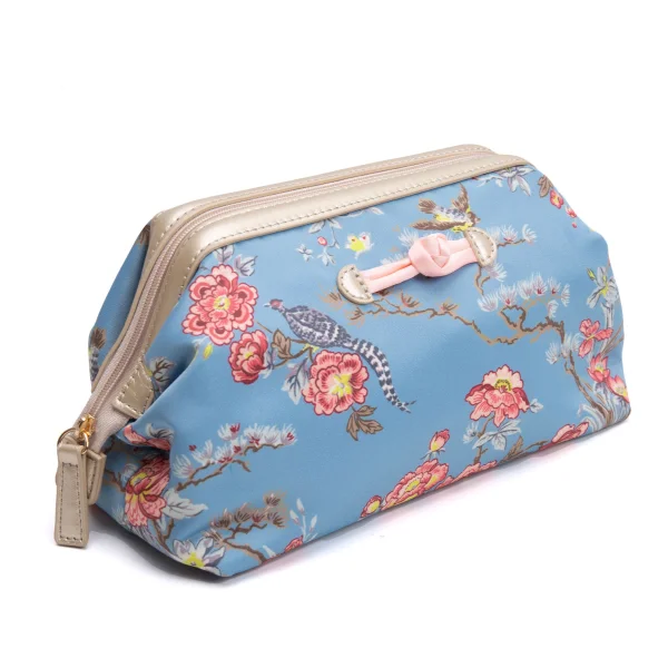 KEITA MARUYAMA Floral Printed Pouch Sky blue  K-164771_001