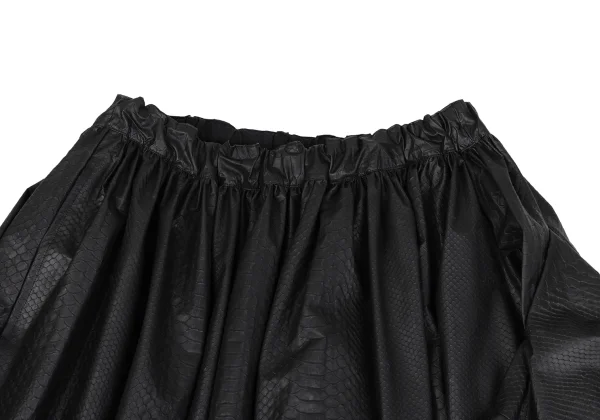 COMME des GARCONS Python Embossed Deformed Skirt K-164772_004