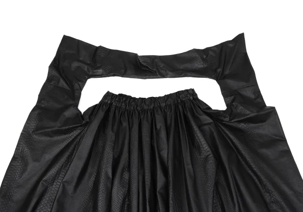 COMME des GARCONS Python Embossed Deformed Skirt K-164772_011