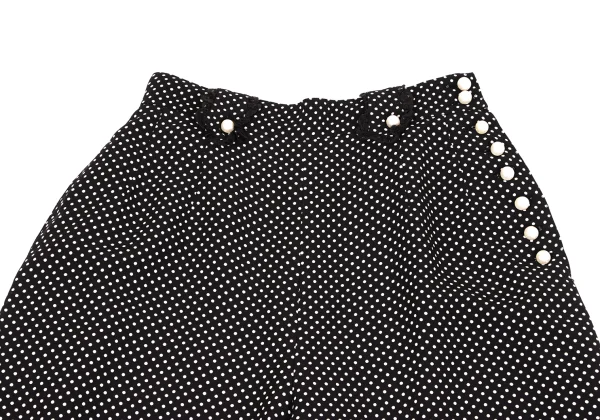 INGEBORG Dot Printed Side Bead Button Pants K-164775_002