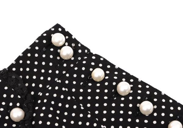 INGEBORG Dot Printed Side Bead Button Pants K-164775_003