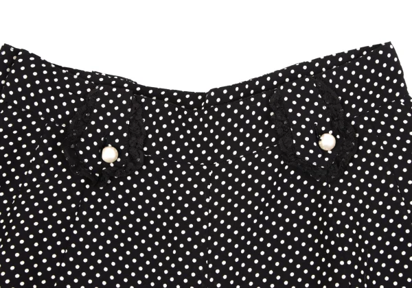 INGEBORG Dot Printed Side Bead Button Pants K-164775_009