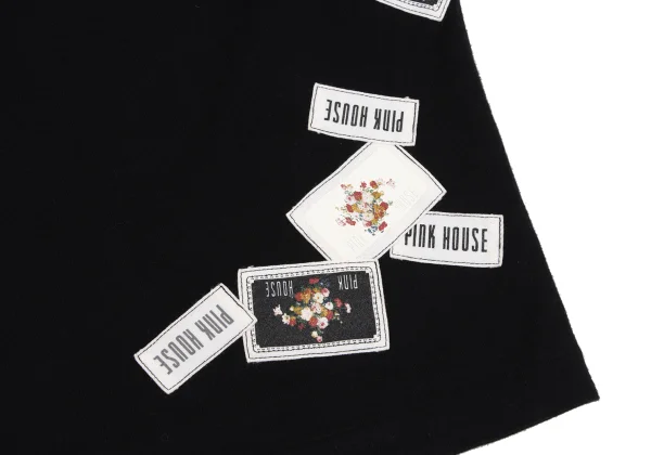 PINK HOUSE Cotton Initial Printed Patch Design Tank Top K-164776_011