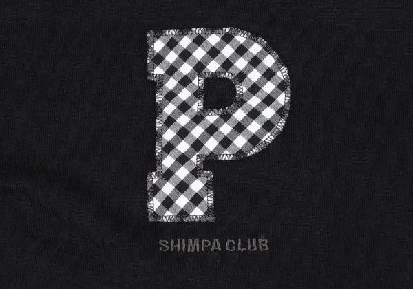 PINK HOUSE Cotton Initial Patch Check Piping Design Tank Top K-164777_006