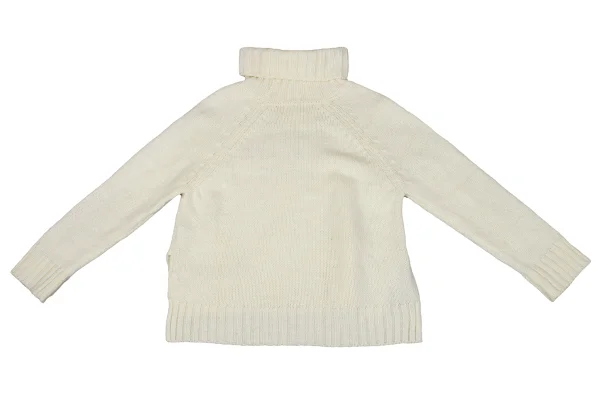 PINK HOUSE Acrylic Wool Logo Woven Low Gauge Turtleneck Knit K-164779_011