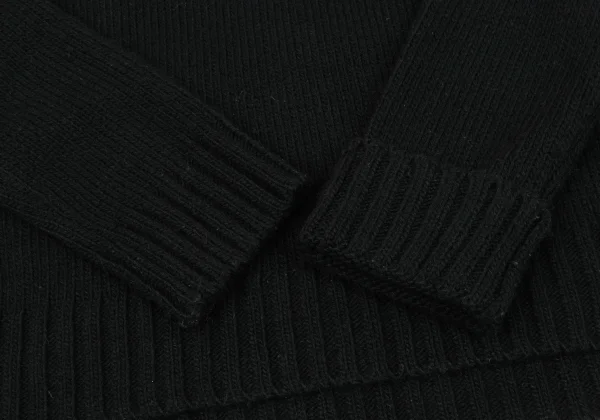 PINK HOUSE Acrylic Wool Logo Woven Low Gauge Turtleneck Knit K-164780_008