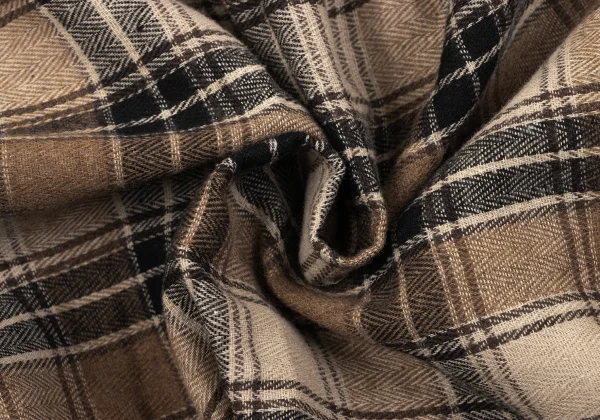 PINK HOUSE Poly Cotton Frill Switching  Check Skirt K-164782_012