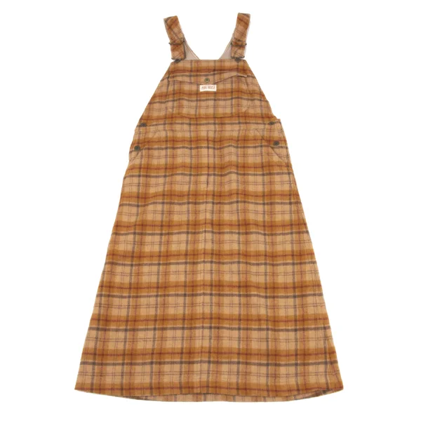 PINK HOUSE Wool Blend Pocket Design Check Overall Dress K-164783_002