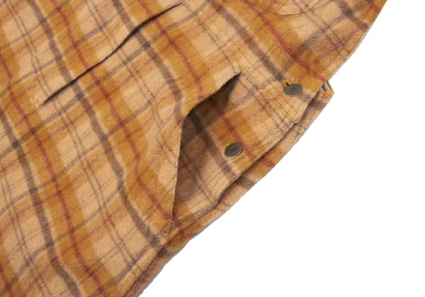 PINK HOUSE Wool Blend Pocket Design Check Overall Dress K-164783_008