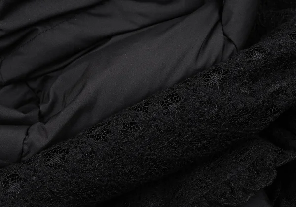 PINK HOUSE Poly Lace Design Hooded Down Jacket K-164784_017