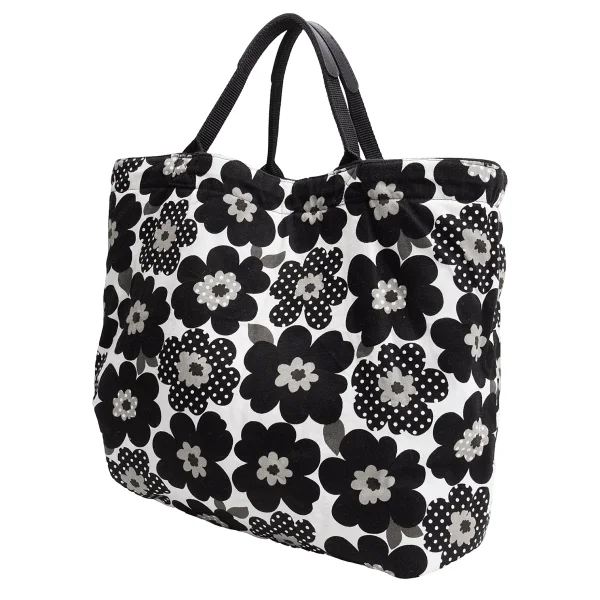 PINK HOUSE Floral Reversible Tote Bag Black,White  K-164785_001