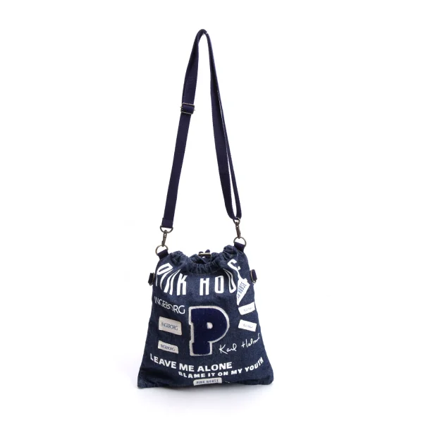 PINK HOUSE Logo Patch Denim Purse Bag K-164786_002