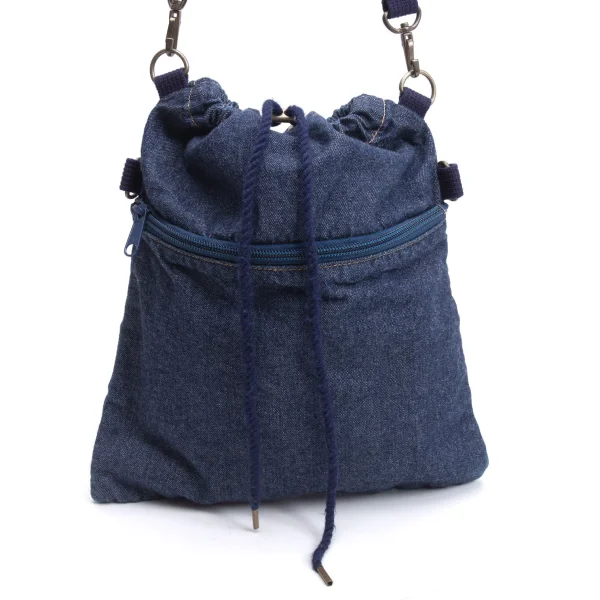 PINK HOUSE Logo Patch Denim Purse Bag K-164786_006