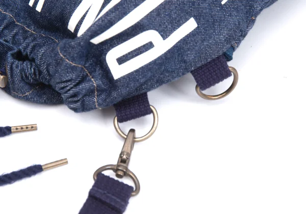 PINK HOUSE Logo Patch Denim Purse Bag K-164786_012