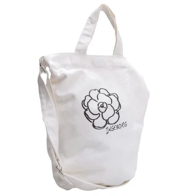 INGEBORG Floral Printed Canvas Shoulder Bag