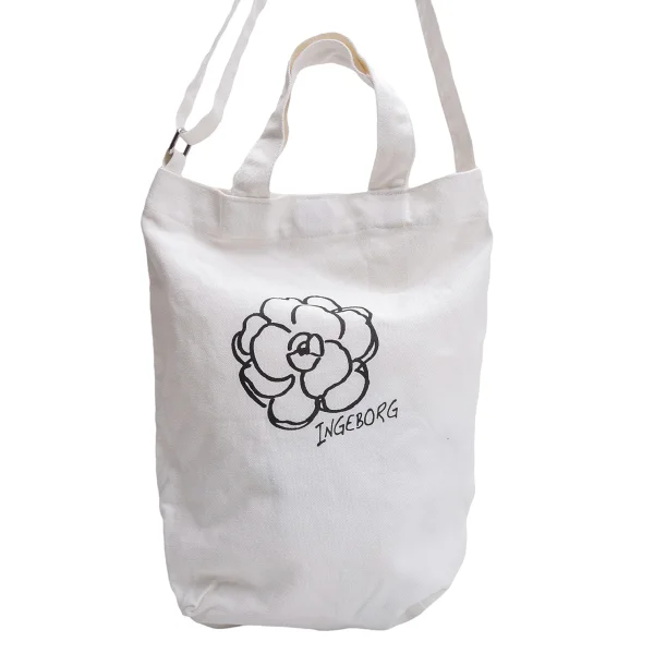 INGEBORG Floral Printed Canvas Shoulder Bag K-164787_003