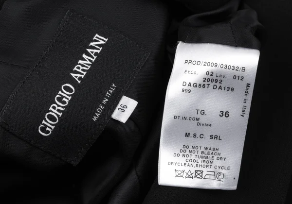 GIORGIO ARMANI Wool Peak Lapel Jacket K-164788_017