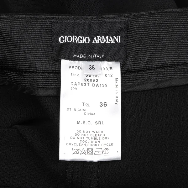 GIORGIO ARMANI Wool Tapered Pants K-164789_009