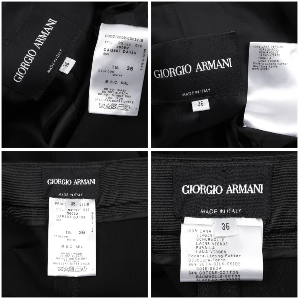 GIORGIO ARMANI Wool Jacket & Pants K-164790_020