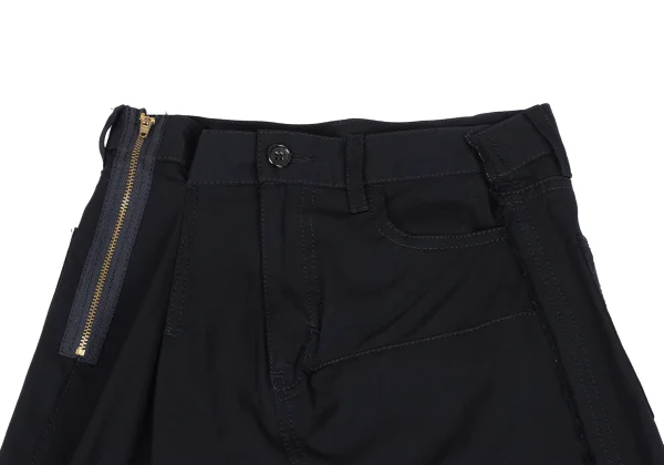 JUNYA WATANABE COMME des GARCONS Wool Gaba Side Cutting Asymmetry Skirt K-164791_003