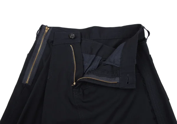 JUNYA WATANABE COMME des GARCONS Wool Gaba Side Cutting Asymmetry Skirt K-164791_005