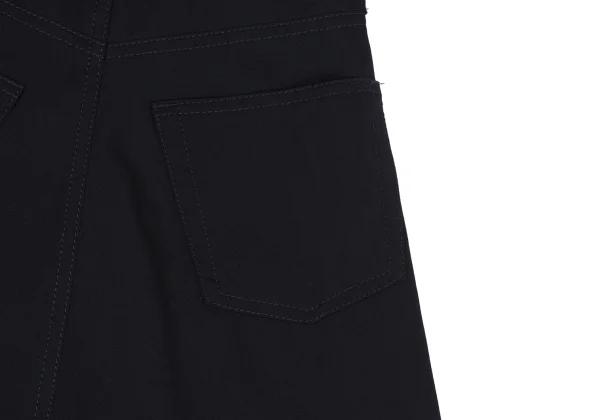 JUNYA WATANABE COMME des GARCONS Wool Gaba Side Cutting Asymmetry Skirt K-164791_011