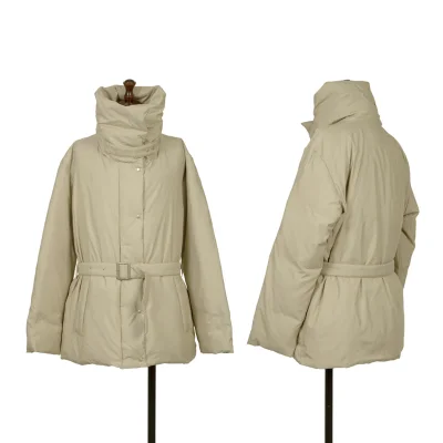 PLEATS PLEASE Poly Belted Down Jacket